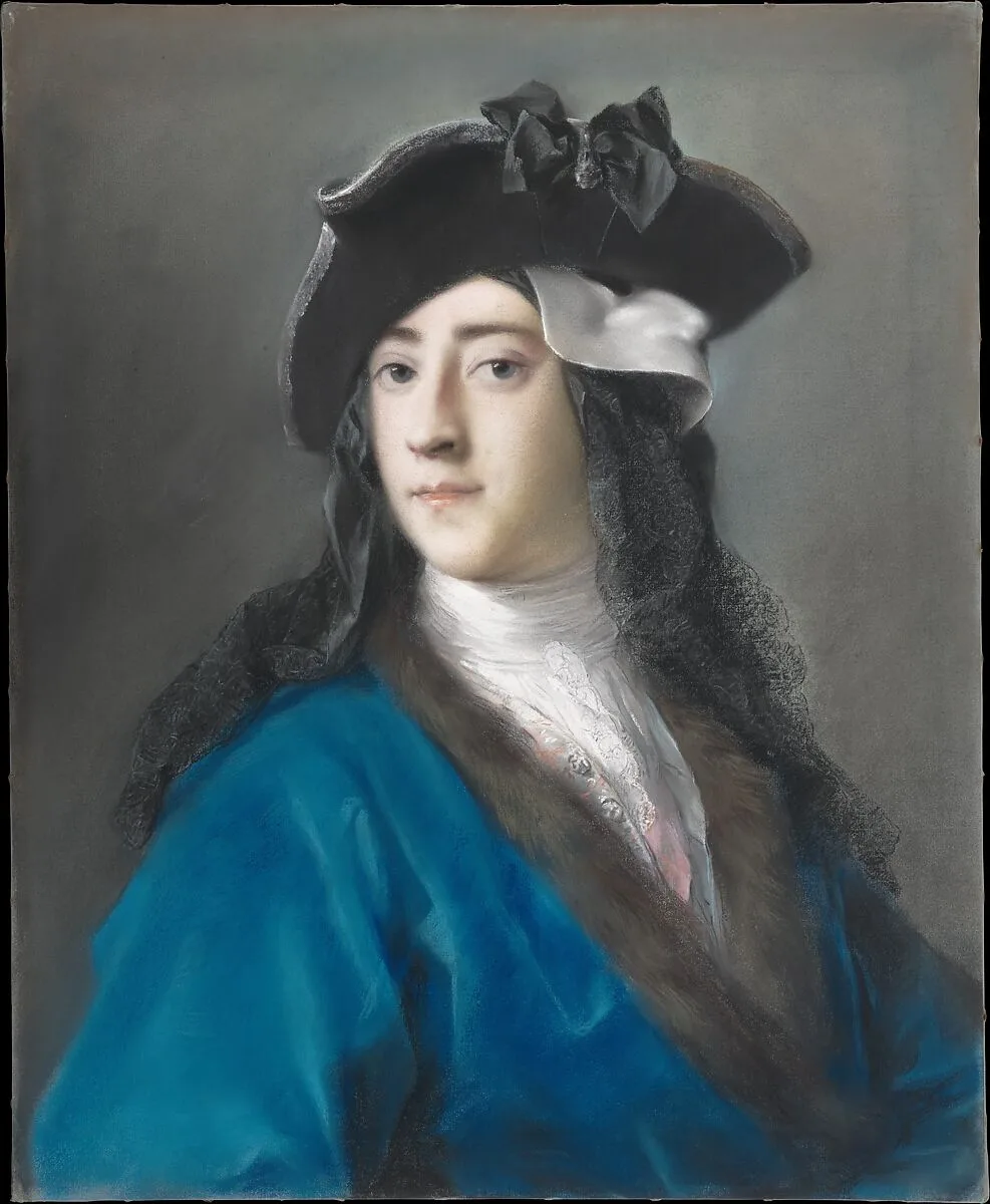 Gustavus Hamilton (1710–1746), Second Viscount Boyne, in Masquerade Costume — Rosalba Carriera