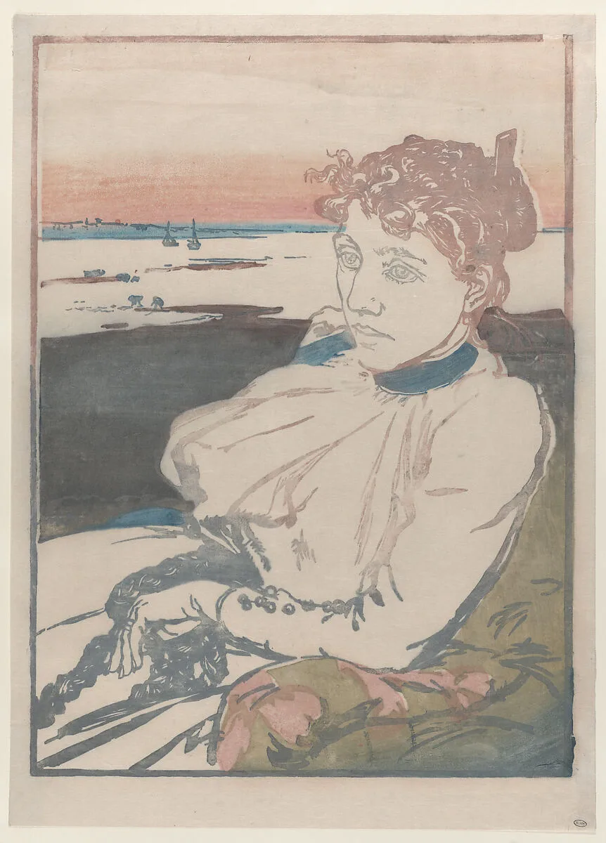 Convalescent, Mme Lepère — Auguste-Louis Lepère