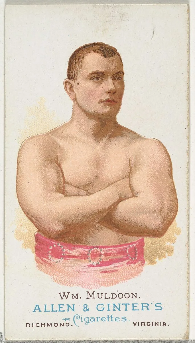 William Muldoon, Wrestler, from World's Champions, Series 1 (N28) for Allen & Ginter Cigarettes — Lindner, Eddy & Claus|Allen & Ginter
