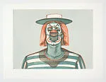 Clown, from Recent Etchings I — Wayne Thiebaud|Parasol Press Ltd.