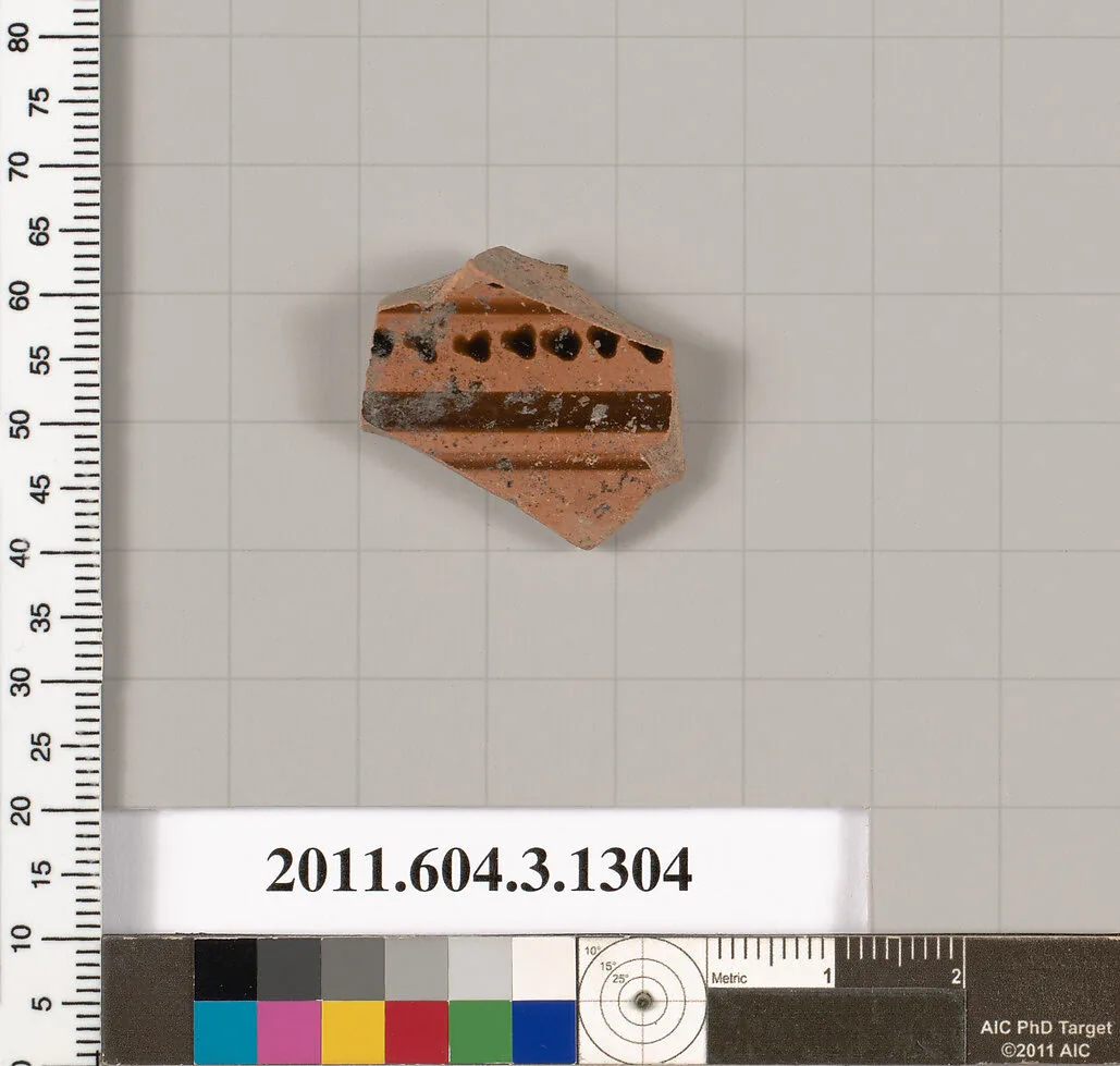 Terracotta fragment of a skyphos (deep drinking cup) — Unknown