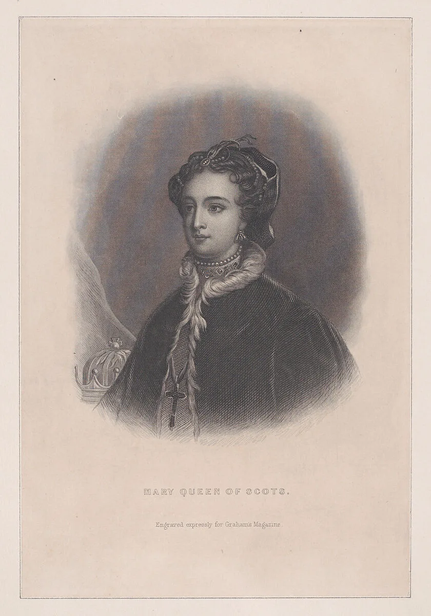 Mary, Queen of Scots (frontispiece, from "Graham's Magazine," volume 46, number 4) — Mary, Queen of Scots|Thomas William Hunt|George R. Graham
