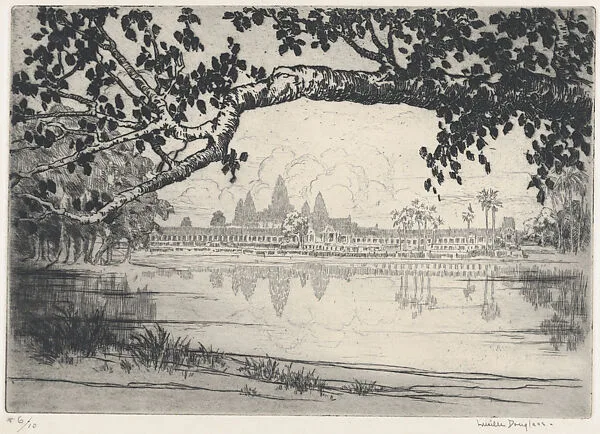 Angkor Wat at Evening — Lucille Sinclair Douglass