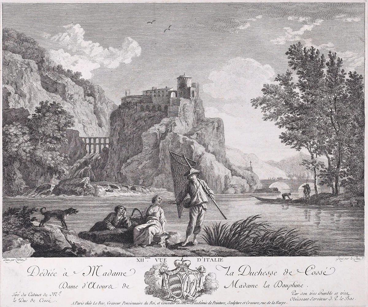 XIIeme Vue d'Italie. Le Bas — Joseph Vernet