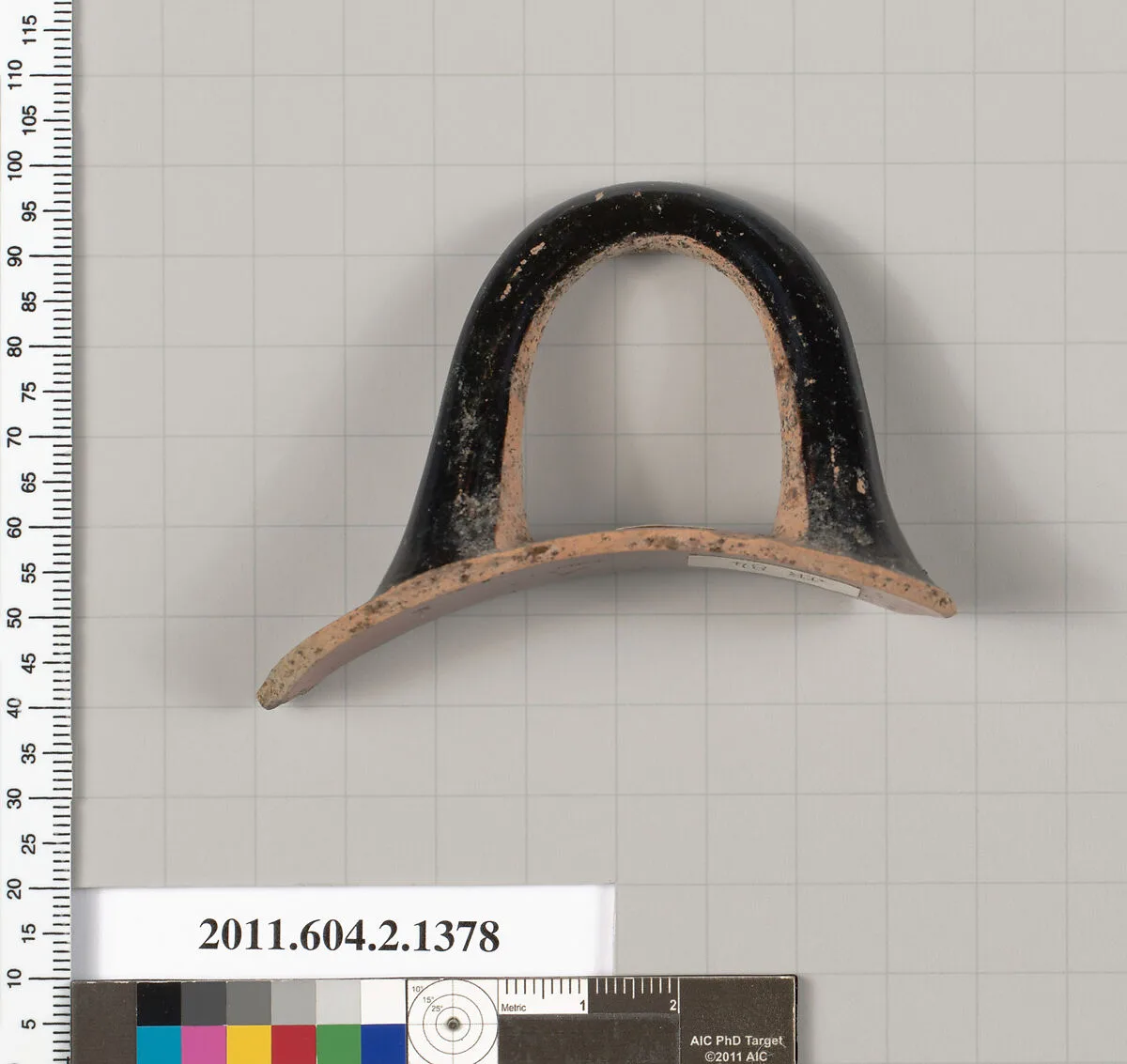 Terracotta rim fragment of a skyphos (deep drinking cup) — Unknown