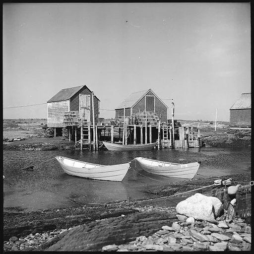 [198 Portraits Betty Parsons, Jock Truman, Sue and Ted Hilles, and Interior and Exterior Architectural Views from Trip to Nova Scotia]