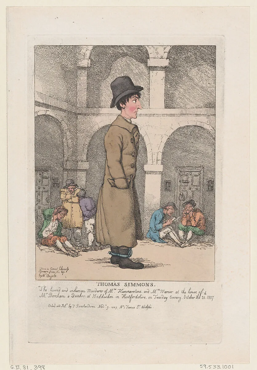 Thomas Simmons — Thomas Simmons|Thomas Rowlandson|Henry Angelo