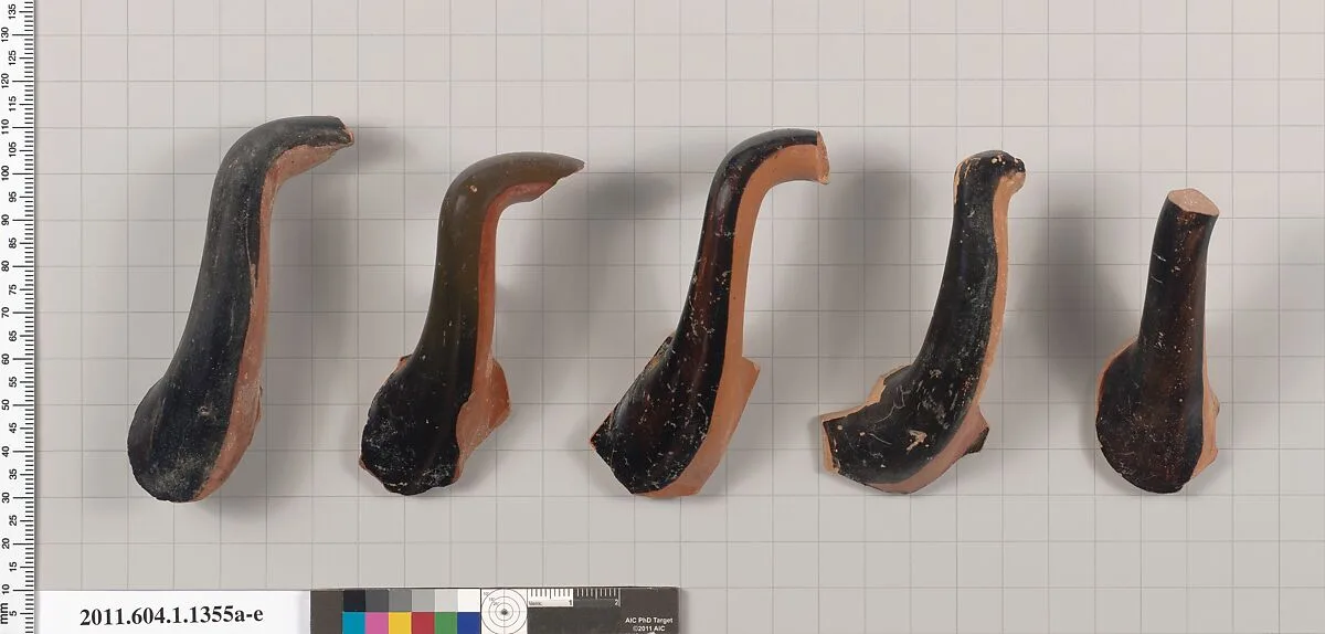 Terracotta fragments of kylikes (drinking cups) — Unknown