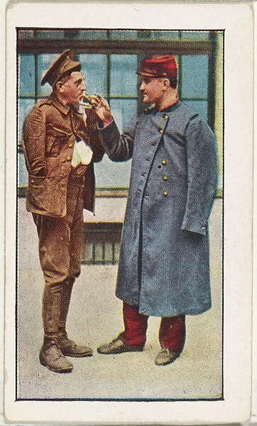 Card No. 226, At Dunkerque, from the World War I Scenes series (T121) issued by Sweet Caporal Cigarettes — American Tobacco Company|Underwood & Underwood