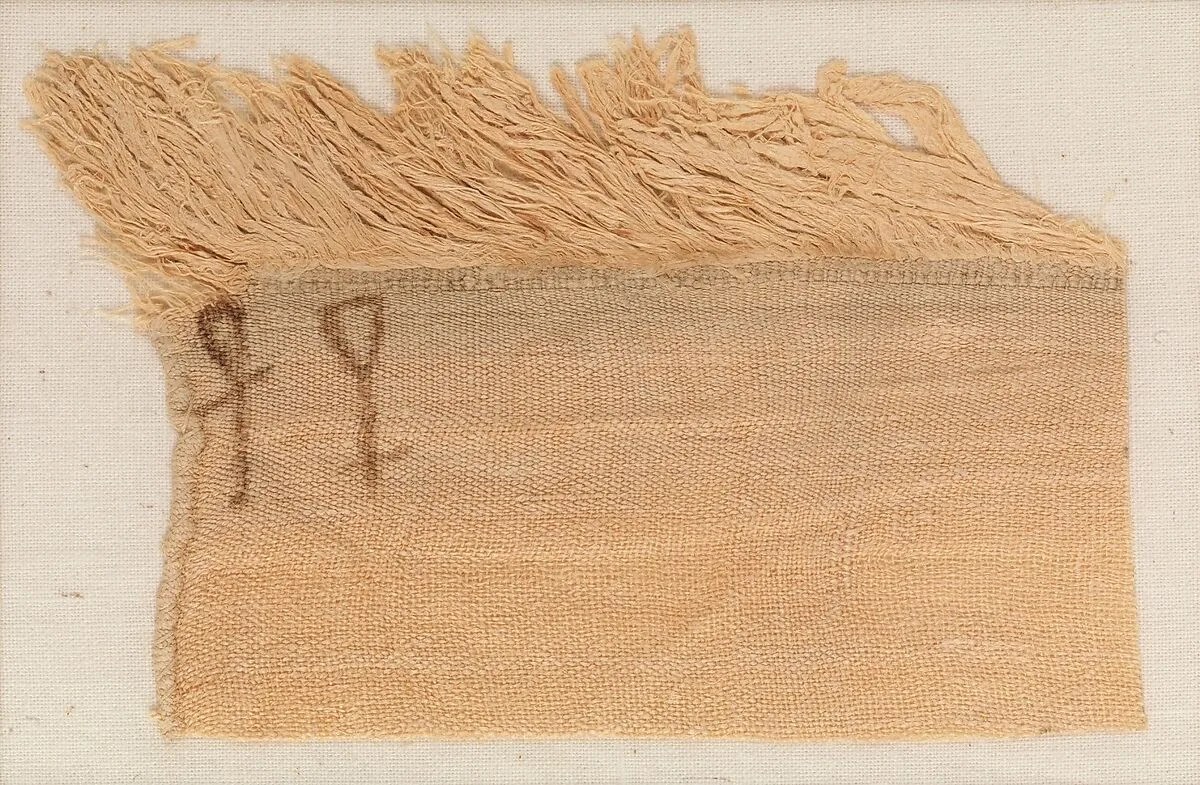 Linen mark, Wah — Unknown
