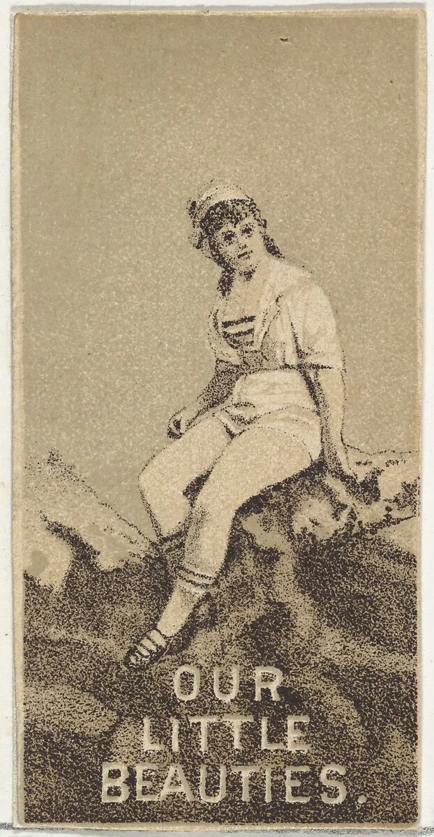 From the Actresses series (N57) promoting Our Little Beauties Cigarettes for Allen & Ginter brand tobacco products — Allen & Ginter|A. Hoen & Co.