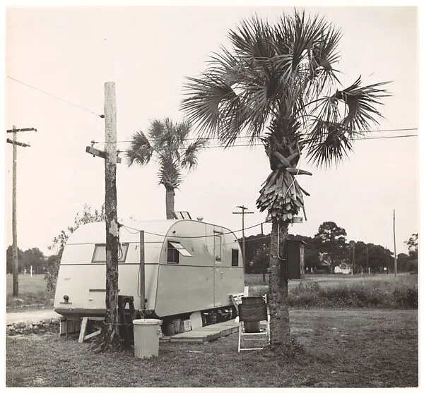 Trailer in Camp, Florida — Walker Evans