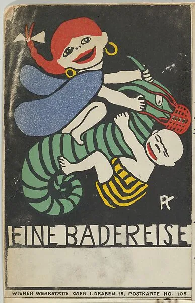 Trip to a Spa (Eine Badereise) — Rudolf Kalvach|Wiener Werkstätte