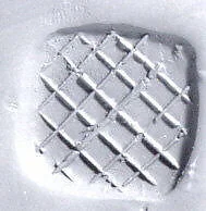 Loop (?) handled rectangular stamping device