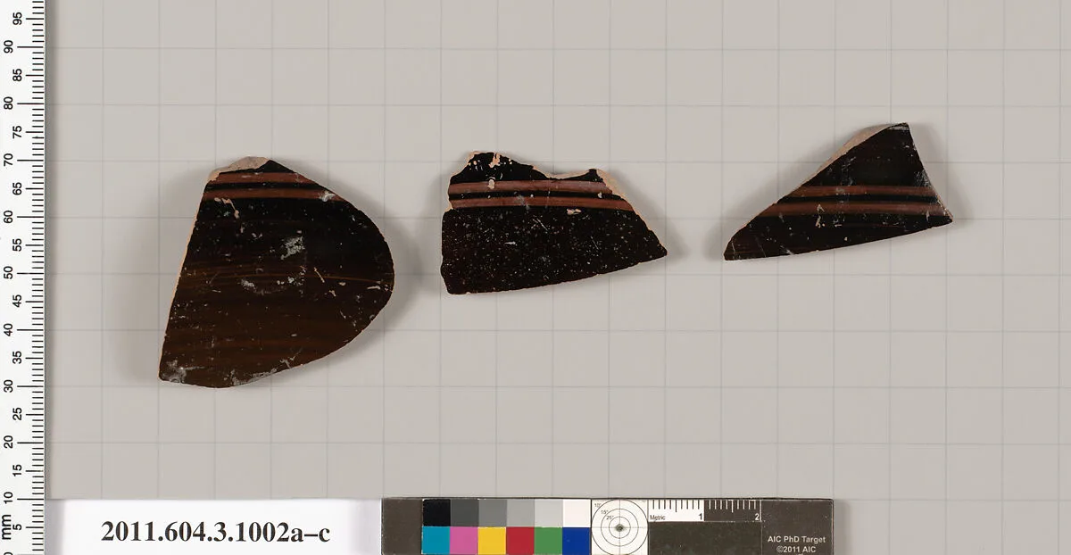 Terracotta fragments of lekanides (covered dishes)? — Unknown