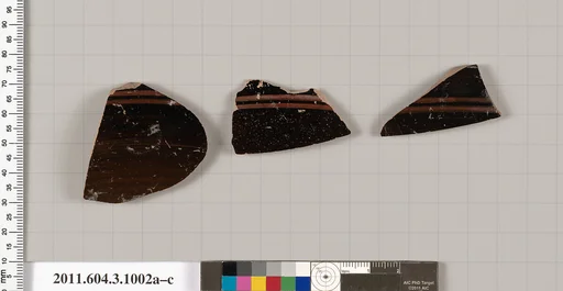 Terracotta fragments of lekanides (covered dishes)?