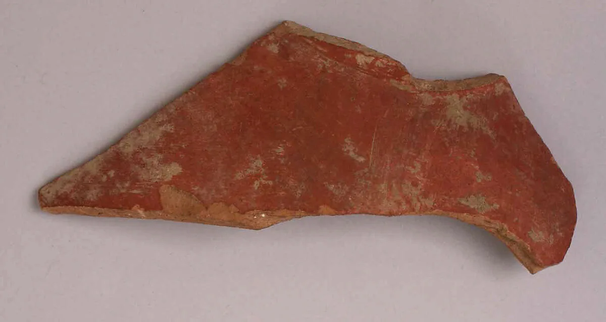 Fragment of a Red Slipped Ware — Unknown