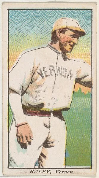 Haley, Vernon, from the "Obak Baseball Players" set (T212), issued by the American Tobacco Company to promote Obak Mouthpiece Cigarettes — American Tobacco Company