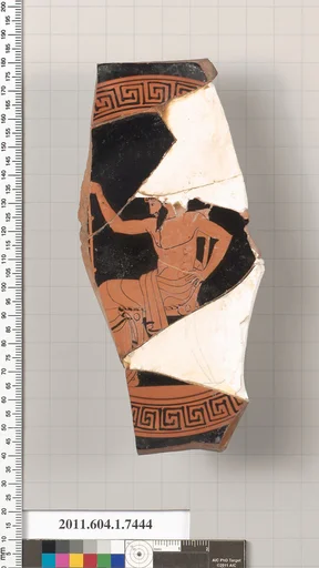 Terracotta fragment of a kylix (drinking cup)