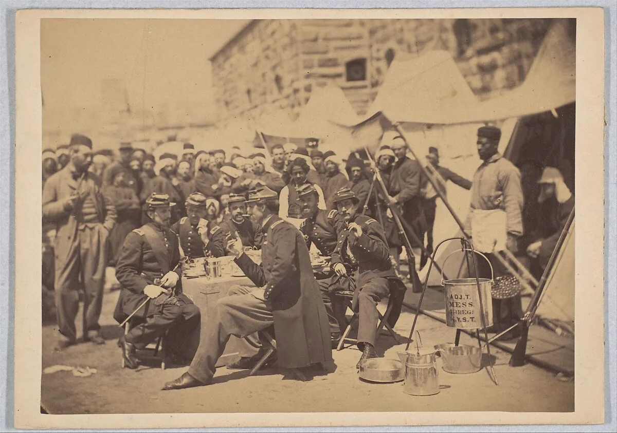 Duryea Zouaves, Fort Schuyler Adjuant Mess — Stacy