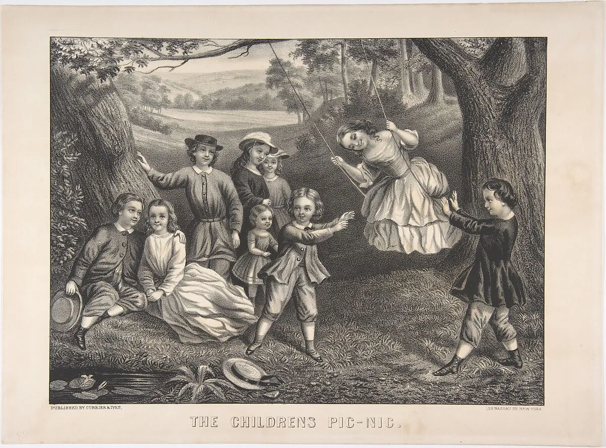 The Children's Pic-Nic — Currier & Ives