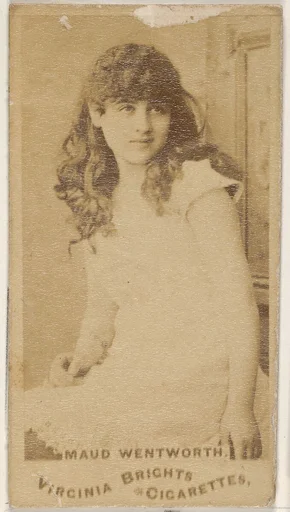 Maud Wentworth, from the Actors and Actresses series (N45, Type 1) for Virginia Brights Cigarettes
