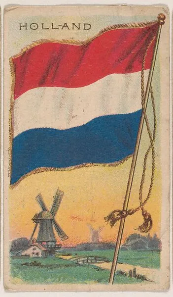 Holland, bakery card from the Flags series (D34), issued by the Weber Baking Company — Weber Baking Company
