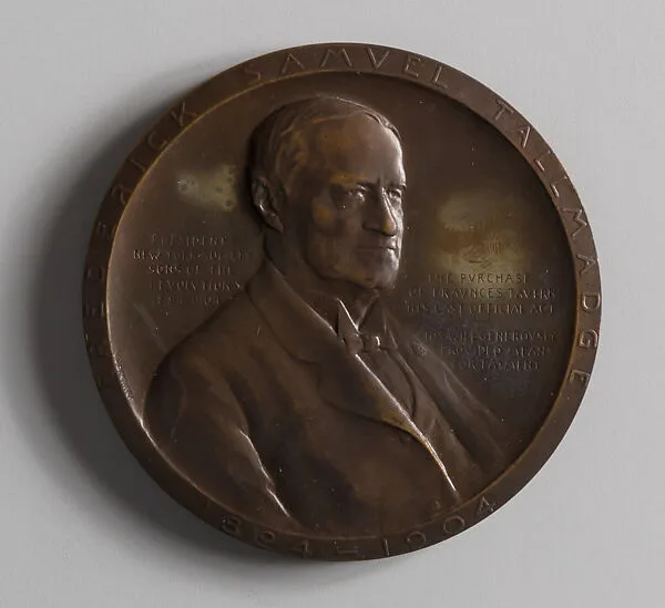 Frederick Samuel Tallmadge Medal for the New York Society of the Sons of the Revolution — Victor David Brenner