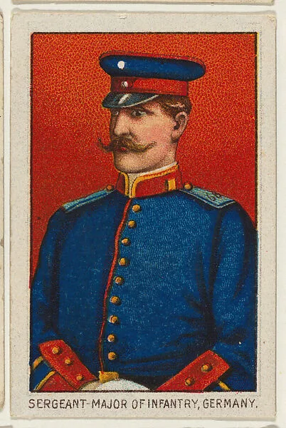 Sargeant-Major of Infantry, Germany, from the Military series (T79) issued by the American Tobacco Company — American Tobacco Company