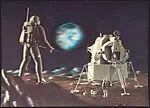 Moon Landing Postcard — Unknown