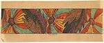 Vertical Panel with a Pattern of Three Overlapping Leaves Alternating with a Decorative Flower — Anonymous, French, 20th century