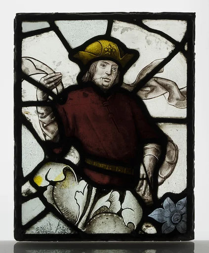 Panel with Prophet from a Tree of Jesse Window