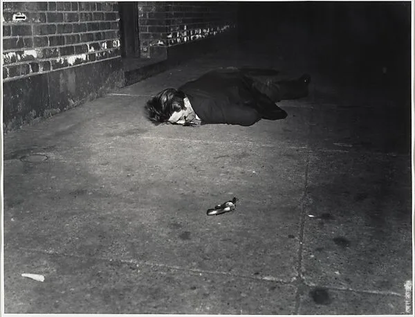 Corpse with Revolver — Weegee|Sid Kaplan