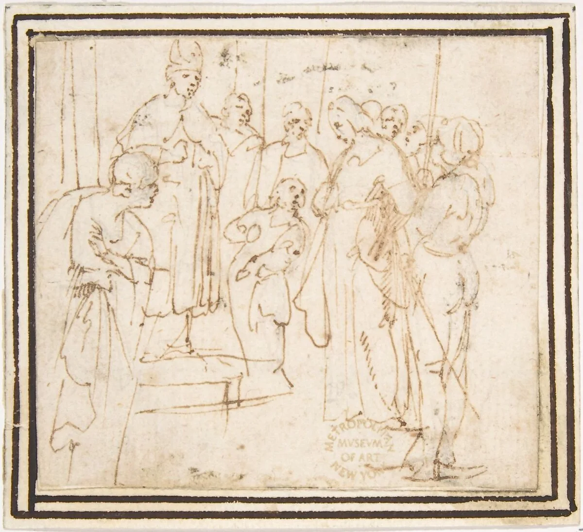Christ before the High Priest Caiphas — Francesco Allegrini
