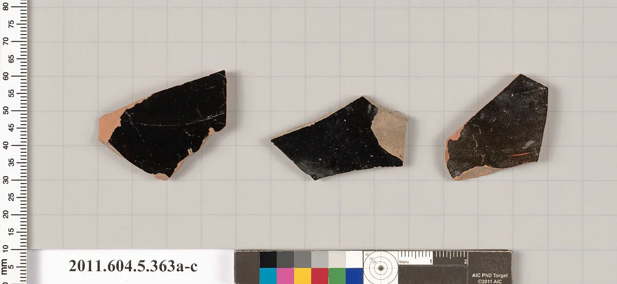 Terracotta fragments of kylikes (drinking cups) — Unknown