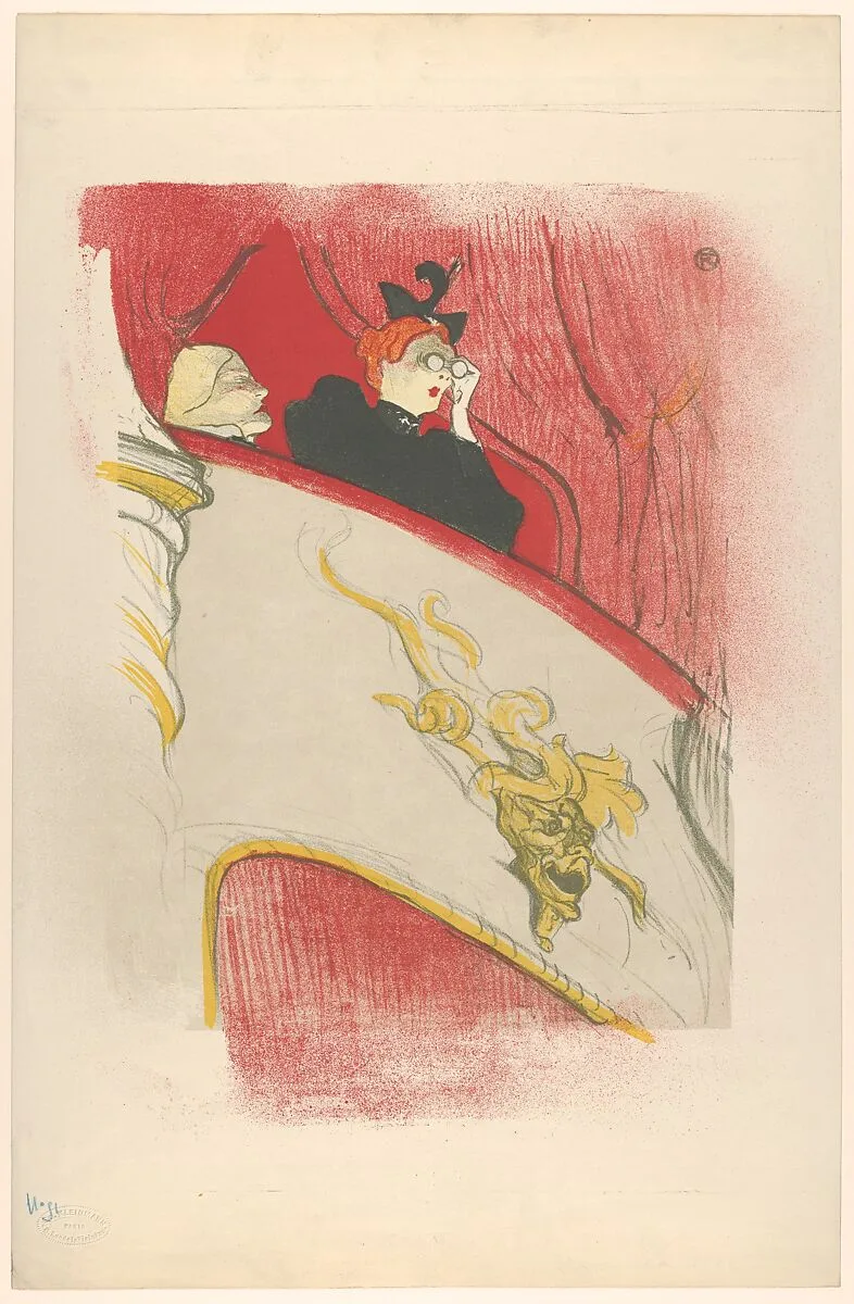 The Box with the Gilded Mask — Henri de Toulouse-Lautrec|H. Stern|Edouard Kleinmann|Edward Ancourt