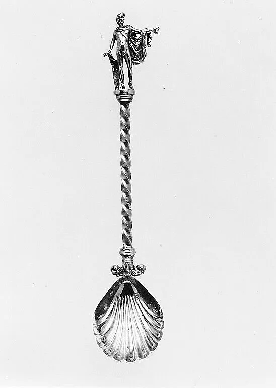 Souvenir spoon with finial in the form of Apollo Belvedere — Unknown