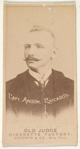Anson, Captain, Chicago, from the Old Judge series (N172) for Old Judge Cigarettes