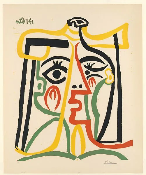Jacqueline in a Straw Hat — Pablo Picasso|Hidalgo Arnéra|Galerie Louise Leiris