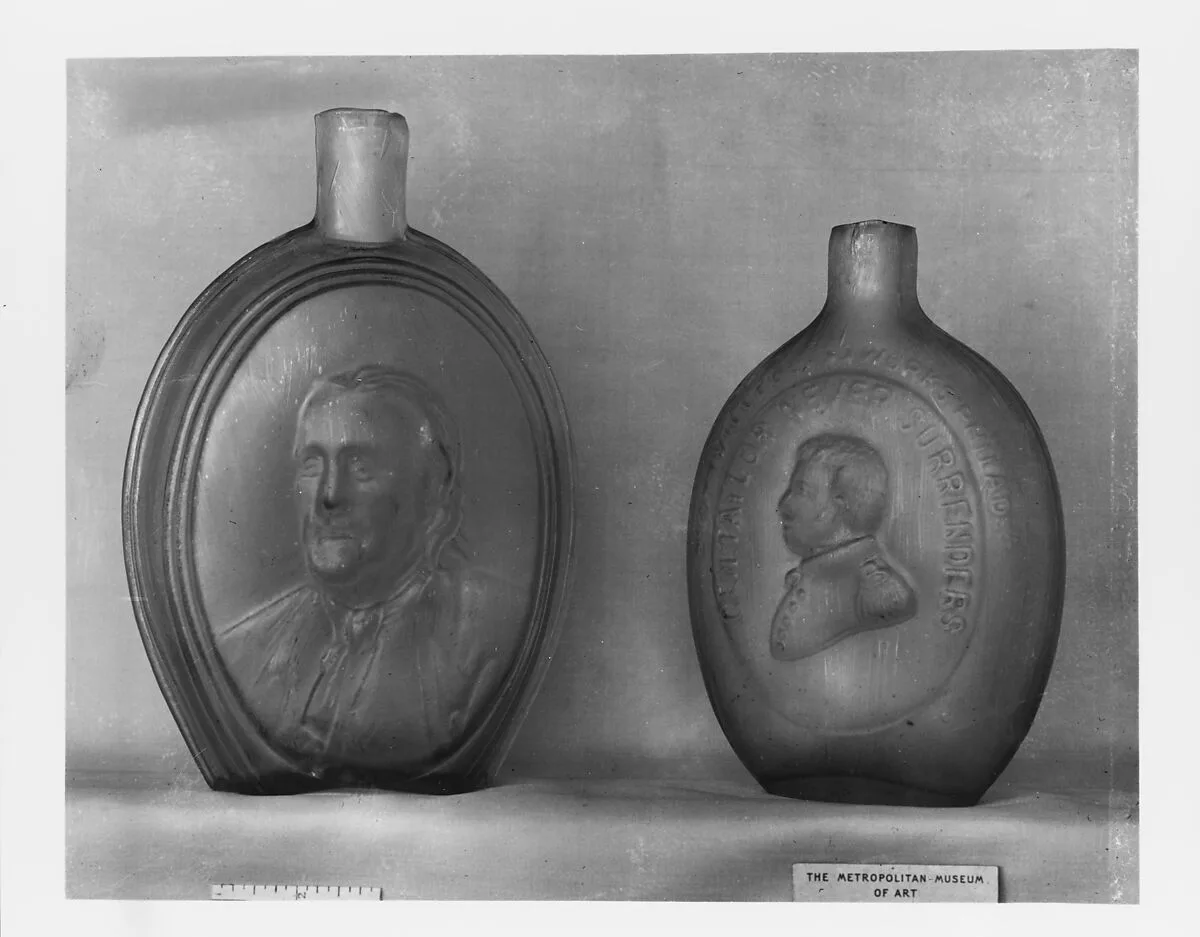 Flask — Dyottville Glass Works