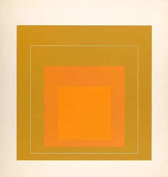 Proof for White Line Square series — Josef Albers|Gemini G.E.L.|Kenneth E. Tyler