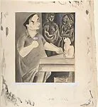 Mr. Zorach (William Zorach Sculpting a Figure of a Cat)