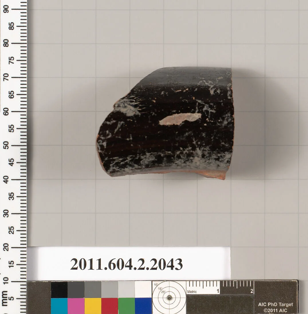 Terracotta fragment of a calyx-krater (bowl for mixing wine and water)? — Unknown