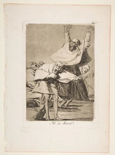 Plate 80 from "Los Caprichos": It is time (Ya es hora)