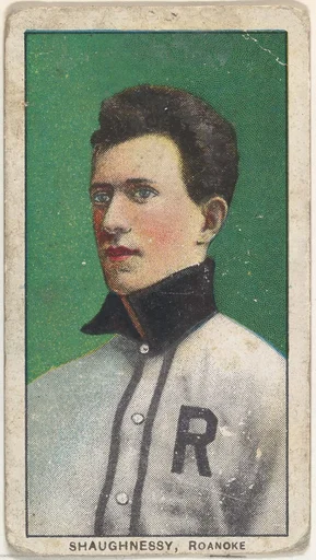 Shaughnessy, Roanoke, Virginia League, from the White Border series (T206) for the American Tobacco Company