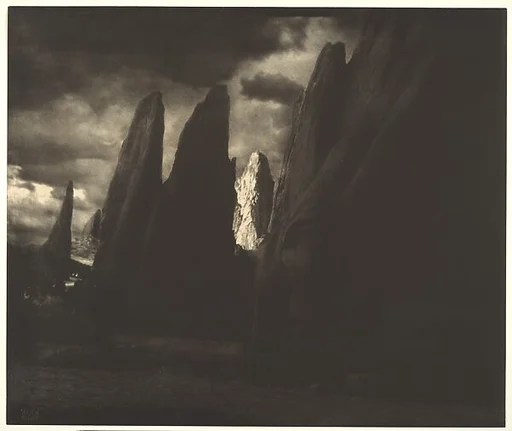 Storm in the Garden of the Gods--Colorado