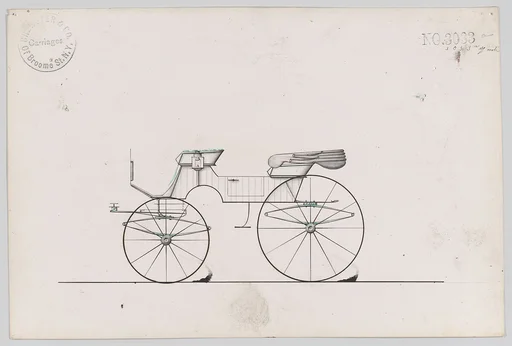 Design for 2 seat Phaeton, no. 3033a