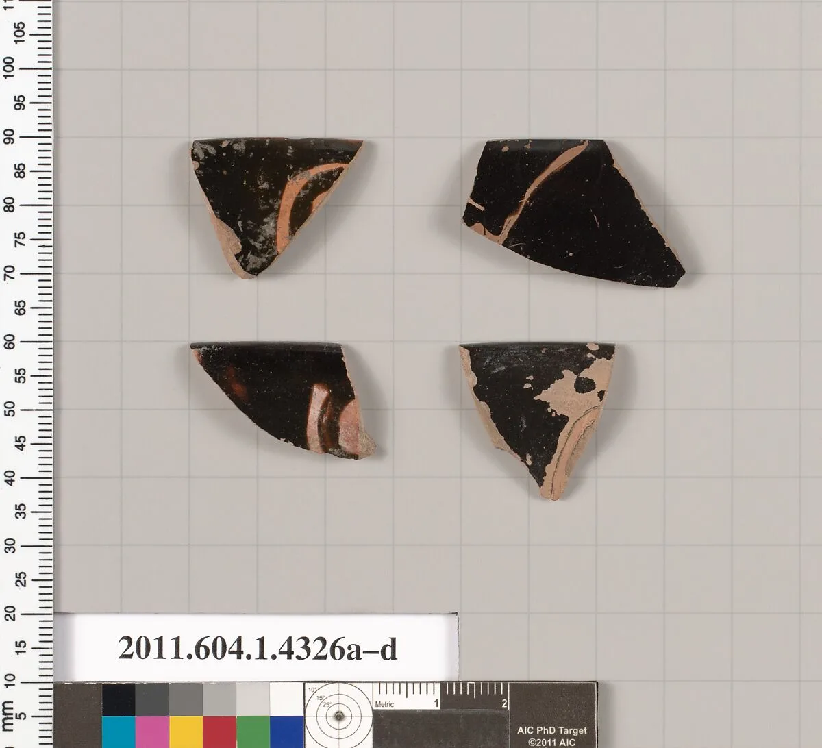 Terracotta rim fragments of kylikes (drinking cups) — Unknown