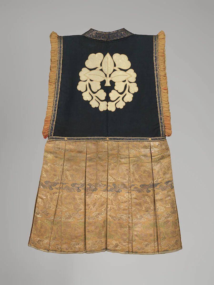 藍羅紗藤紋陣羽織|Surcoat (jinbaori) — Unknown