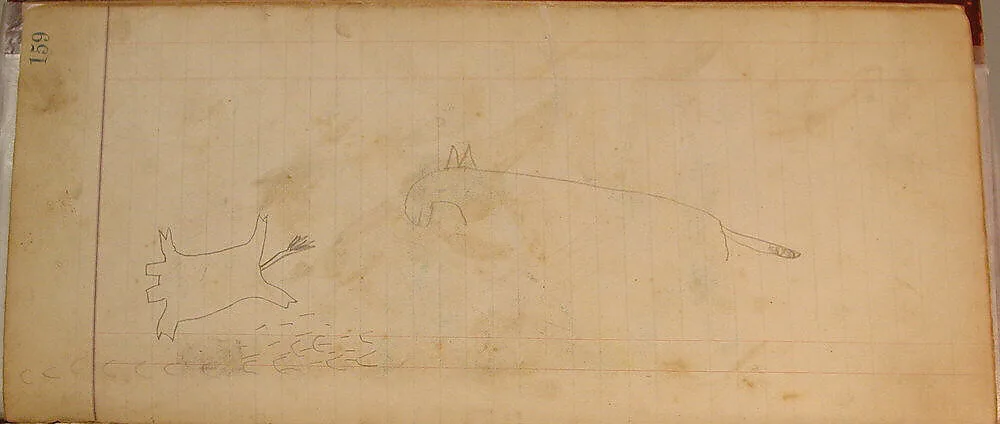 Maffet Ledger: Drawing — Unknown